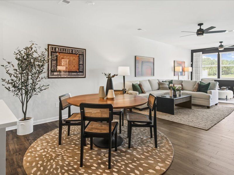 Furnished interior view inside a new home in Wyndermere, Greenville (Image 6).