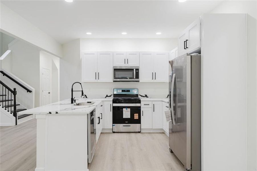 Furnished interior view inside a new home in , Stockbridge (Image 11).