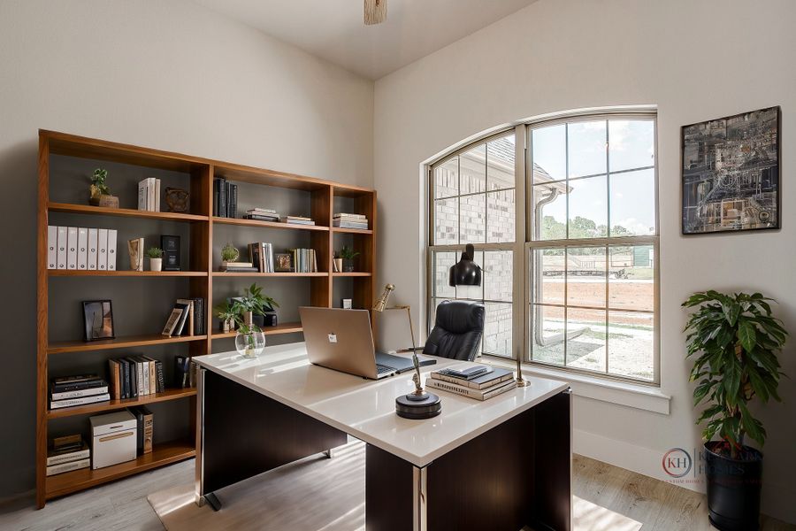 Representative furnished interior of a home built from the The Irving by Kenmark Homes in Escondido Ranches, Weatherford (Image 6).