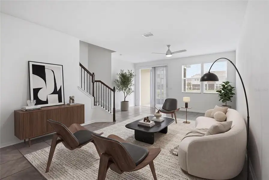 Furnished interior view inside a new home in , Palm Coast (Image 16).