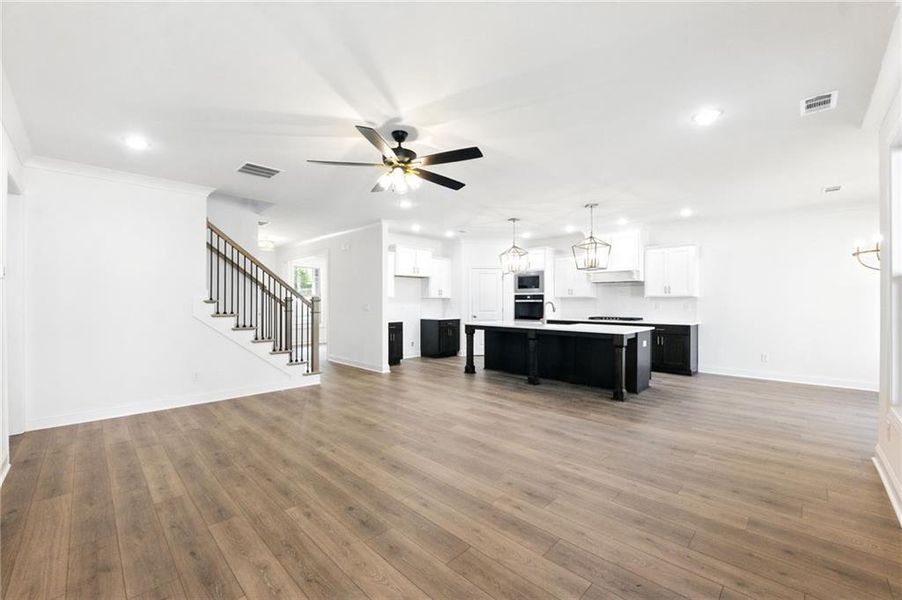 Furnished interior view inside a new home in , Buford (Image 11).