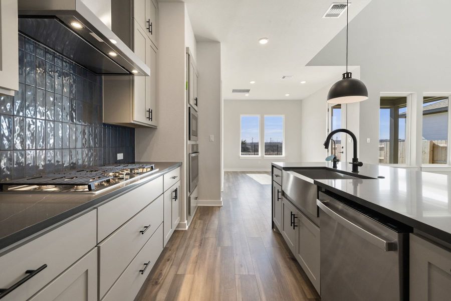 Furnished interior view inside a new home in Lagos Reserve, Manor (Image 9).