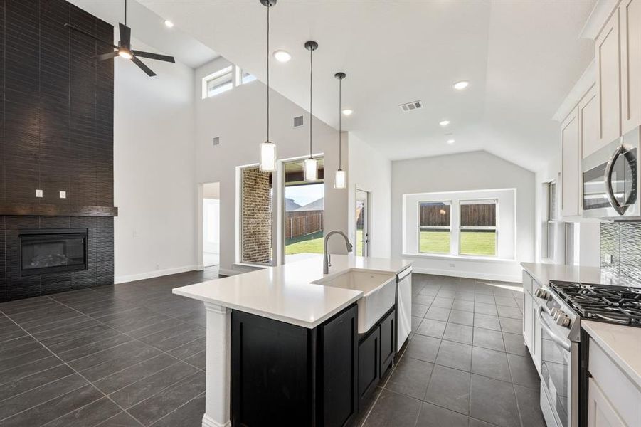 Furnished interior view inside a new home in Hampton Park, Glenn Heights (Image 8). Furnished interior view inside a new home in Hampton Park, Glenn Heights (Image 8).