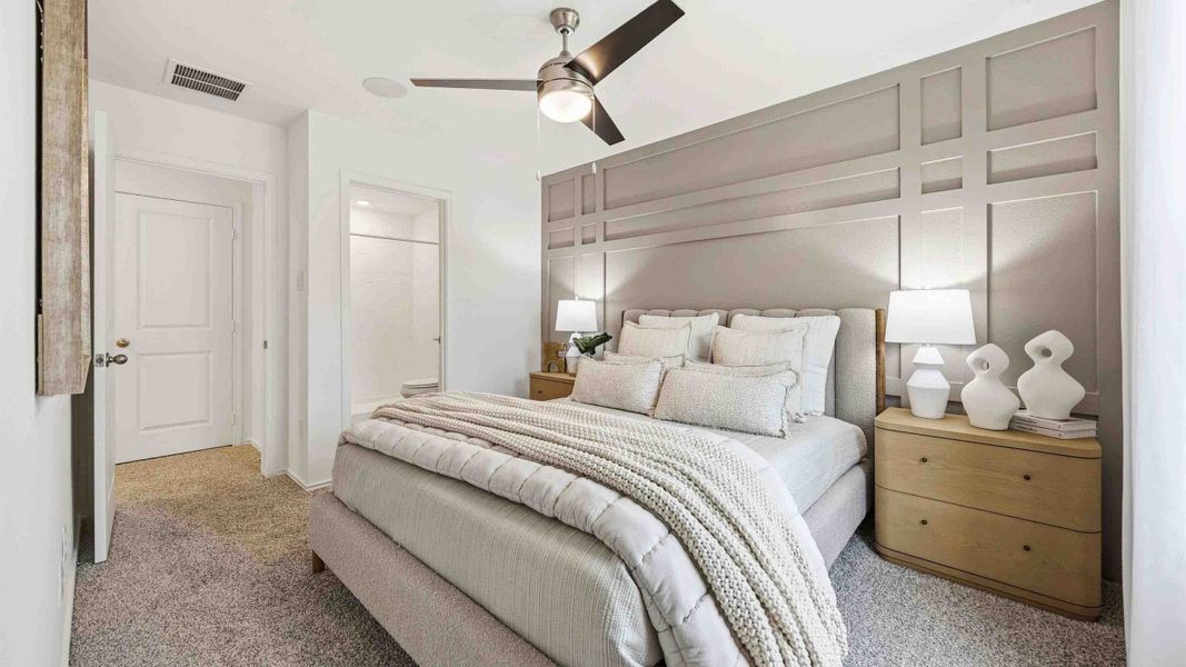 Furnished interior view inside a new home in Pineapple Square, Houston (Image 6).