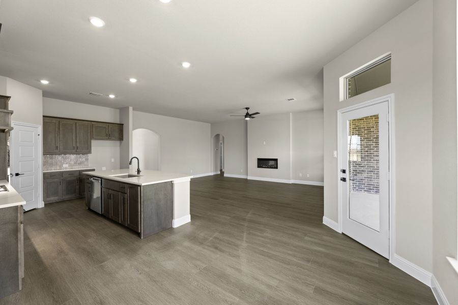 Furnished interior view inside a new home in Lovers Landing, Forney (Image 8).
