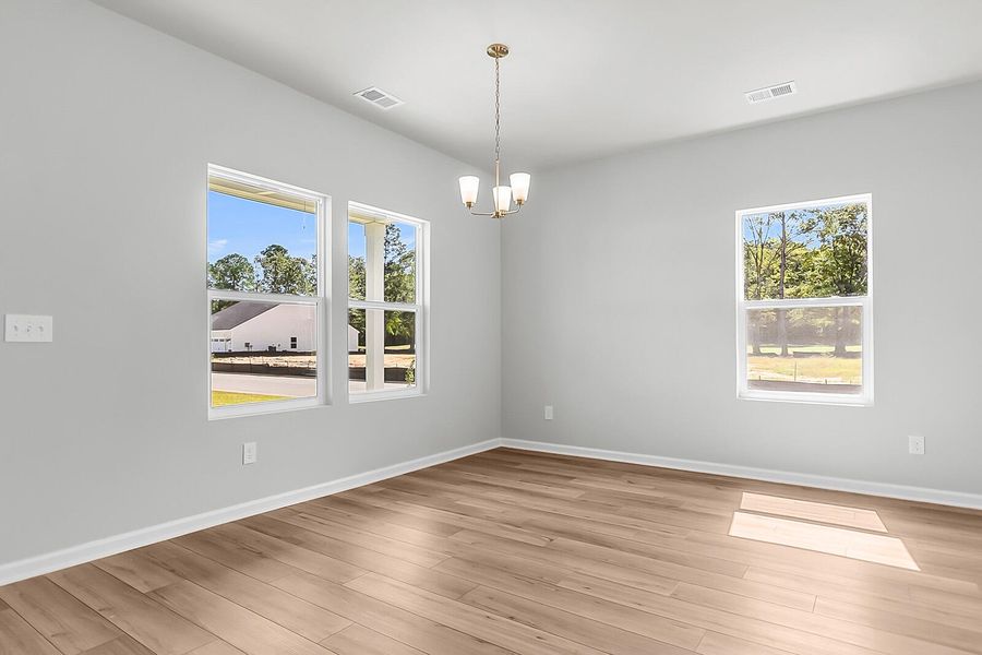 Spacious, unfurnished interior of a new home in Fairway Woods at Wyboo, Manning (Image 19).