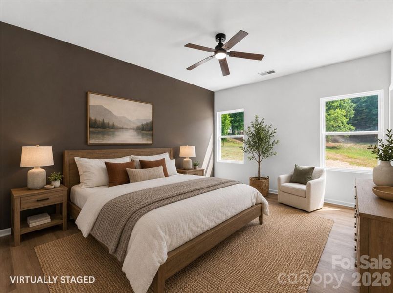 Furnished interior view inside a new home in , Cherryville (Image 13).