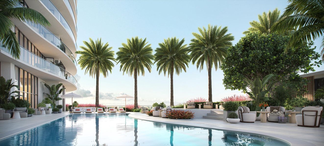 Private Residences Pool Day