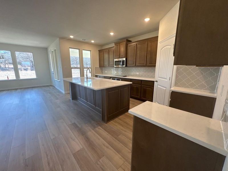 Furnished interior view inside a new home in Oak Grove Addition, Springtown (Image 4).