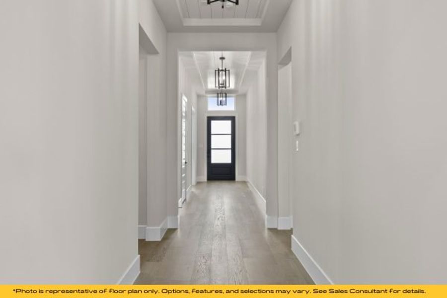 Representative unfurnished interior of a home built from the Belize by Stonefield Homes in Heath Golf and Yacht Club, Rockwall (Image 21).