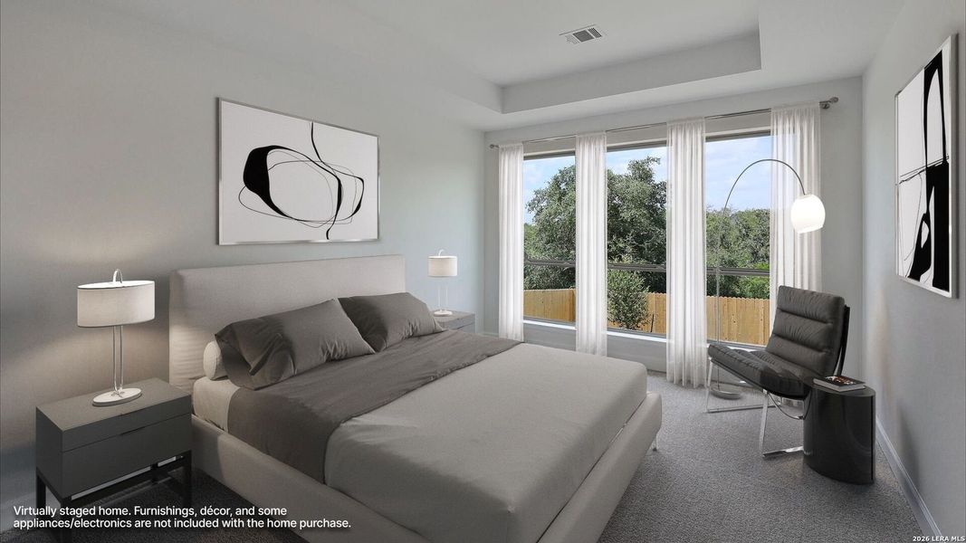 Furnished interior view inside a new home in Ladera, San Antonio (Image 14).
