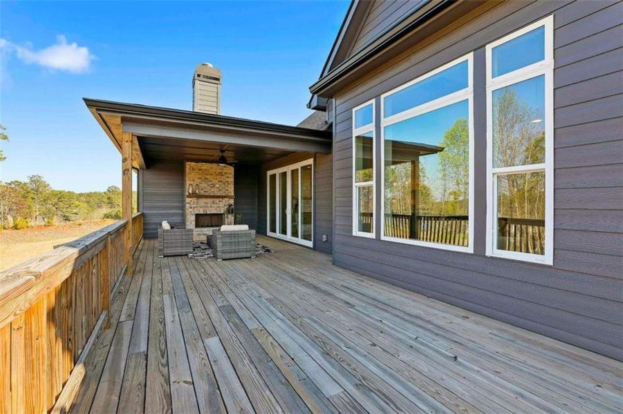 Exterior details and patio area of a home in , Newnan (Image 32).