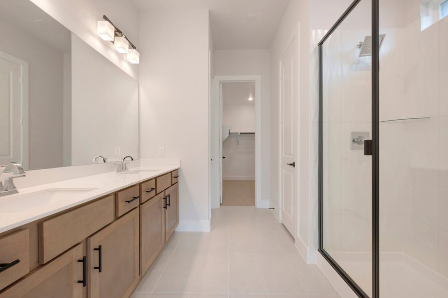 Furnished interior view inside a new home in Union Park, Little Elm (Image 7).