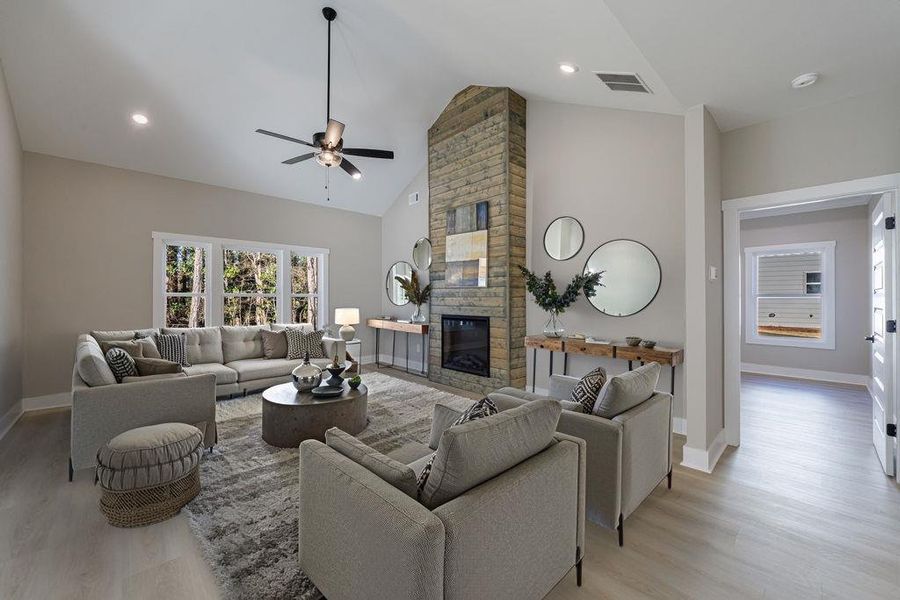 Furnished interior view inside a new home in , Carrollton (Image 9).