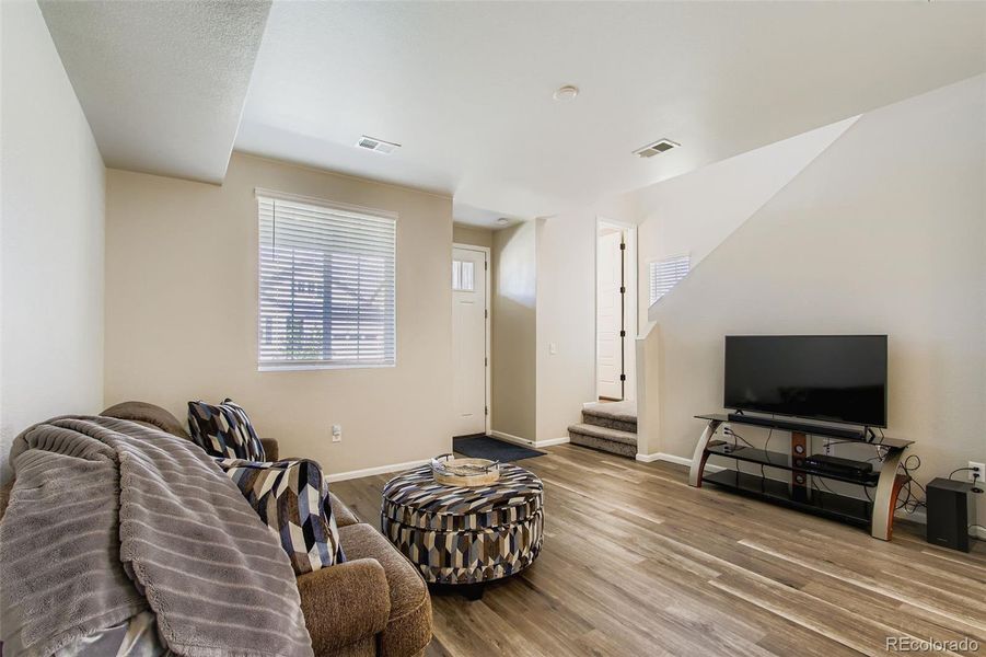 Furnished interior view inside a new home in Haskins Station, Arvada (Image 7).