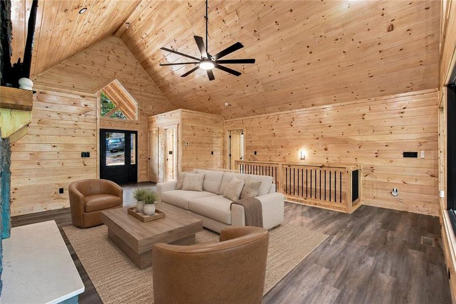 Furnished interior view inside a new home in , Ellijay (Image 11).