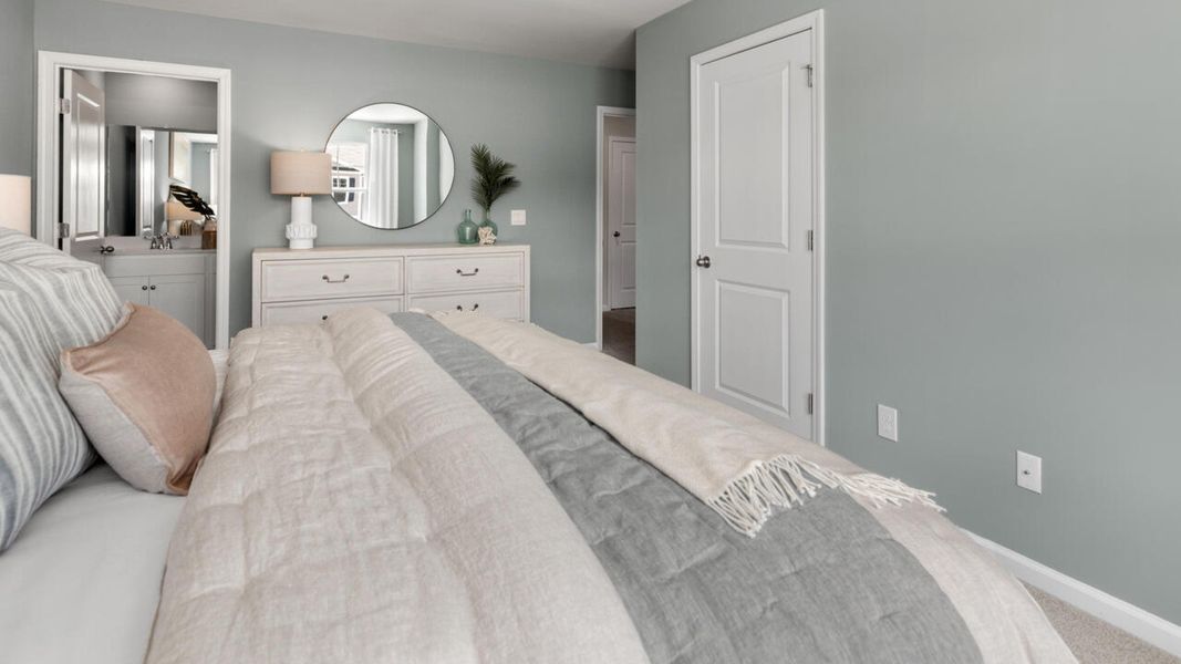 Furnished interior view inside a new home in The Willows at Blake Farm, Wilmington (Image 16).