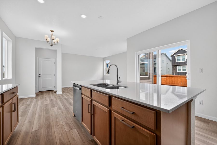 Furnished interior view inside a new home in Sky Ranch, Watkins (Image 3).