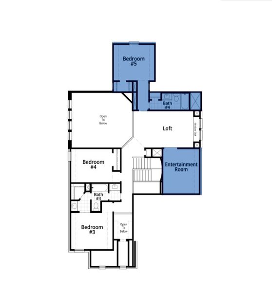 2D floor plan layout of this home in Cambridge Crossing: 50ft. lots, Celina, TX (Image 3). 2D floor plan layout of this home in Cambridge Crossing: 50ft. lots, Celina, TX (Image 3).