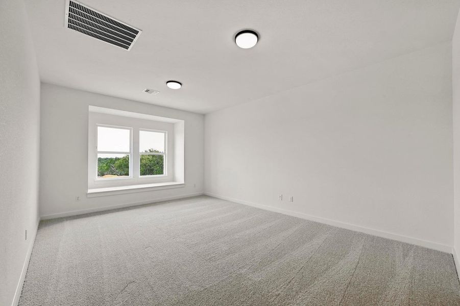 Spacious, unfurnished interior of a new home in Lariat: 70ft. lots, Liberty Hill (Image 9). Spacious, unfurnished interior of a new home in Lariat: 70ft. lots, Liberty Hill (Image 9).