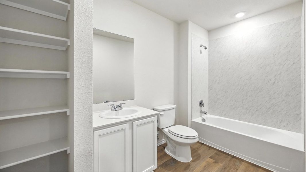 Furnished interior view inside a new home in Wildcat Ranch, Crandall (Image 8).