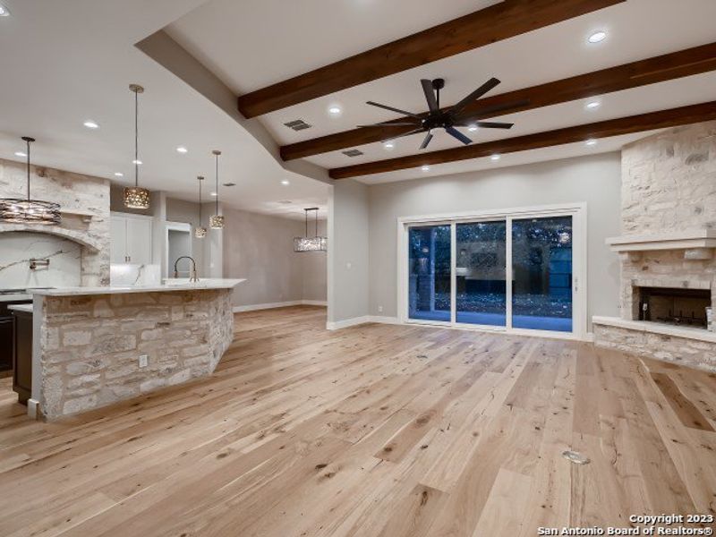 Furnished interior view inside a new home in , Boerne (Image 18).