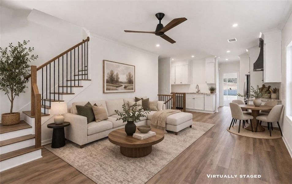 Furnished interior view inside a new home in , Gainesville (Image 5).