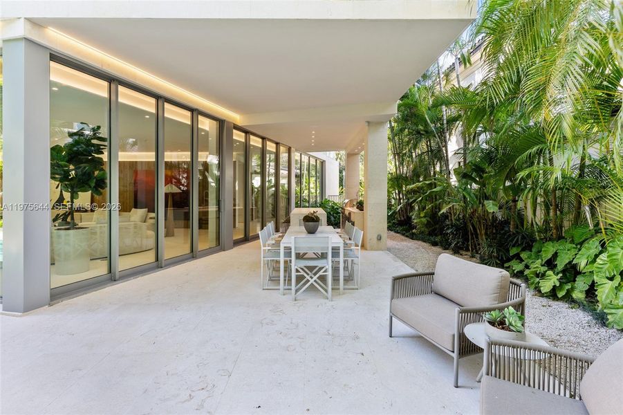 Exterior details and patio area of a home in , Miami (Image 32).