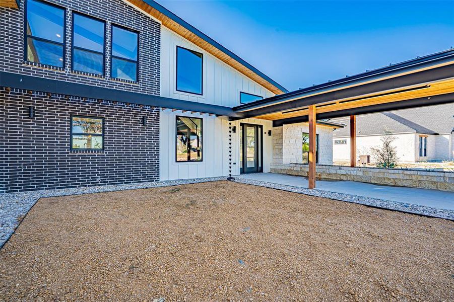Exterior details and patio area of a home in , Weatherford (Image 2). Exterior details and patio area of a home in , Weatherford (Image 2).