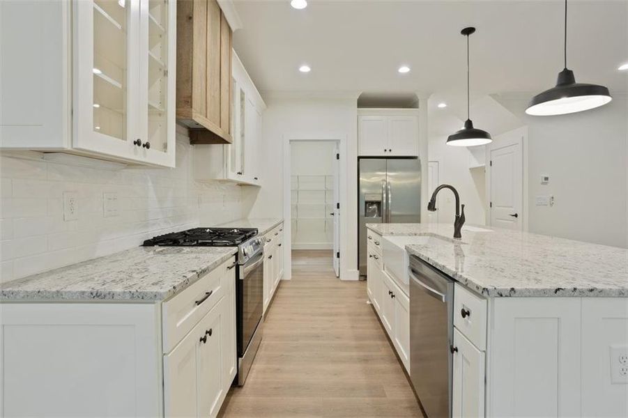 Furnished interior view inside a new home in , Canton (Image 21).