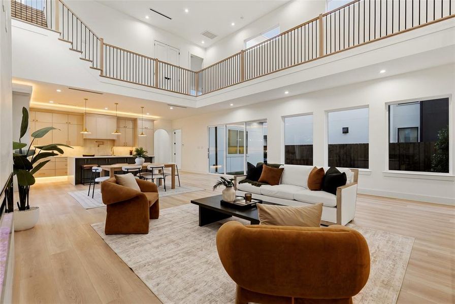 Furnished interior view inside a new home in , Dallas (Image 7). Furnished interior view inside a new home in , Dallas (Image 7).