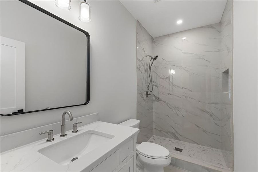 Furnished interior view inside a new home in , Atlanta (Image 8).