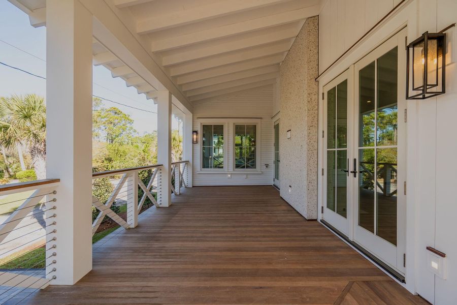 Exterior details and patio area of a home in , Folly Beach (Image 62).
