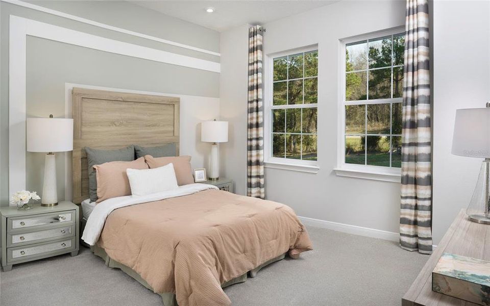 Furnished interior view inside a new home in Pasadena Ridge Master, Dade City (Image 13).
