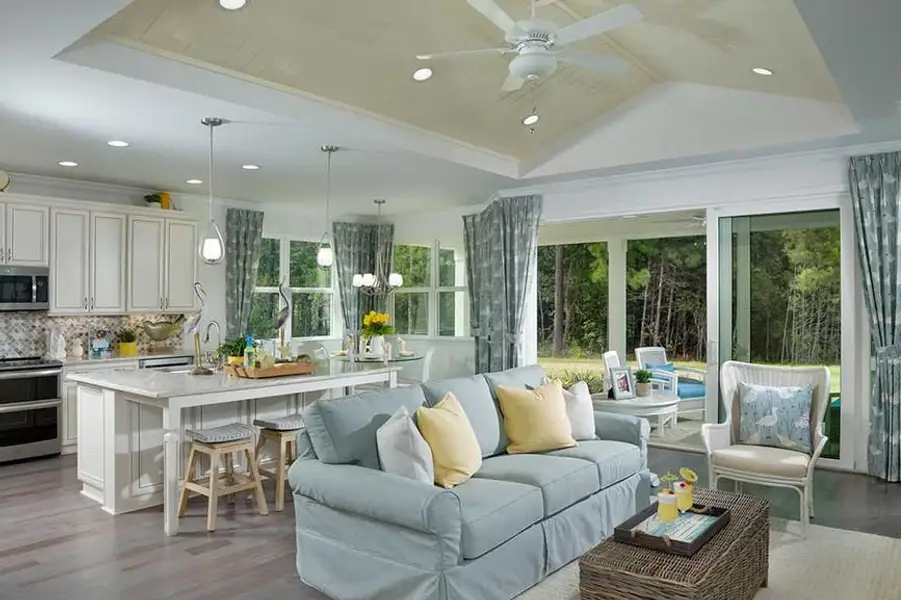 Representative furnished interior of a home built from the Parrot by Minto Communities in Latitude Margaritaville Hilton Head, Hardeeville (Image 6). Representative furnished interior of a home built from the Parrot by Minto Communities in Latitude Margaritaville Hilton Head, Hardeeville (Image 6).