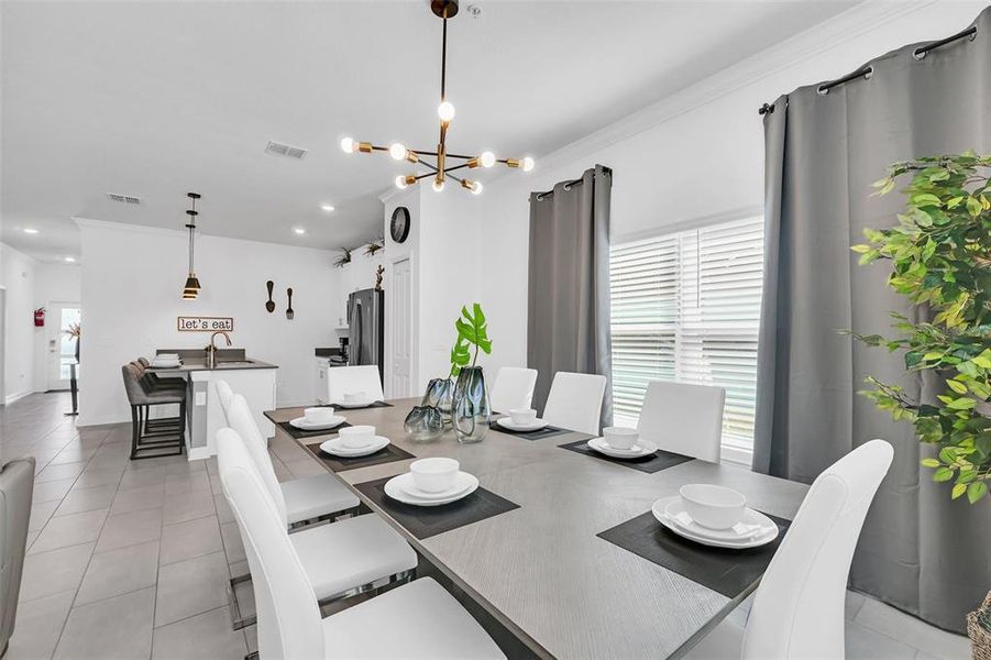 Furnished interior view inside a new home in , Kissimmee (Image 40).