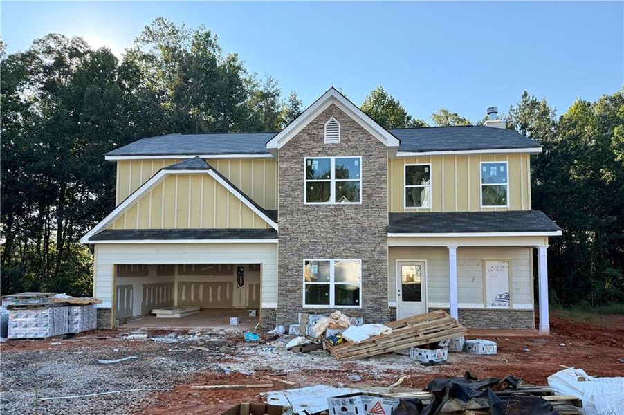 In-progress construction of a new home in , Villa Rica, GA (Image 24).