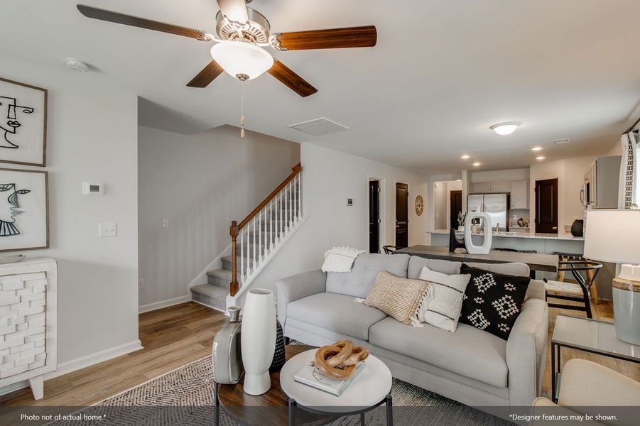 Furnished interior view inside a new home in Braxton Place, Moore (Image 7).