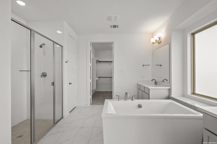 Furnished interior view inside a new home in Buffalo Crossing, Cibolo (Image 18).