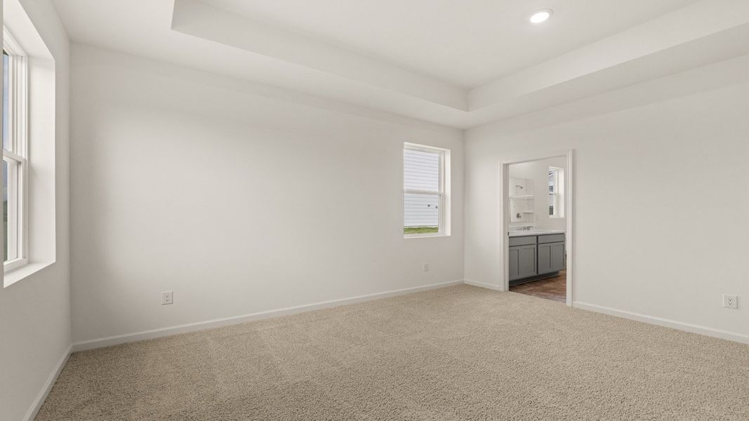 Representative unfurnished interior of a home built from the Kerry by D.R. Horton in Champion's Run, Lithonia (Image 8).