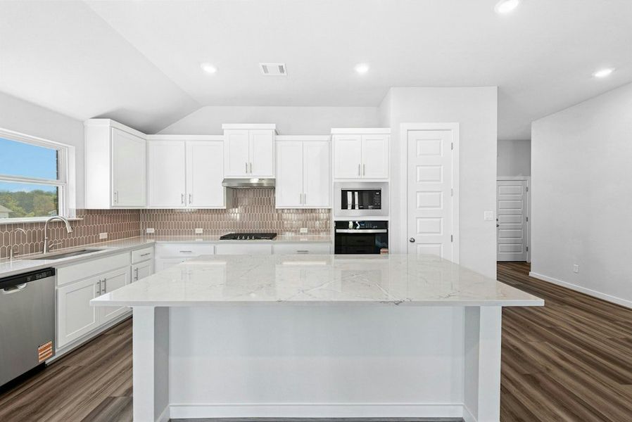 Furnished interior view inside a new home in The Colony, Bastrop (Image 10).