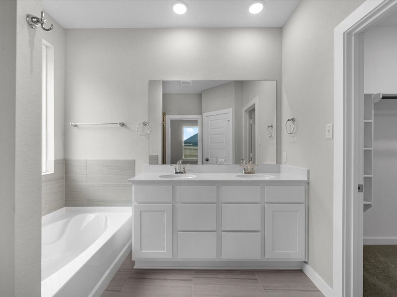 Furnished interior view inside a new home in Mason Woods, Cypress (Image 7).