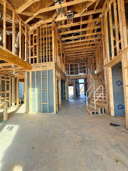 In-progress construction of a new home in Bridgeland 45', 50', 70', Cypress, TX (Image 11).