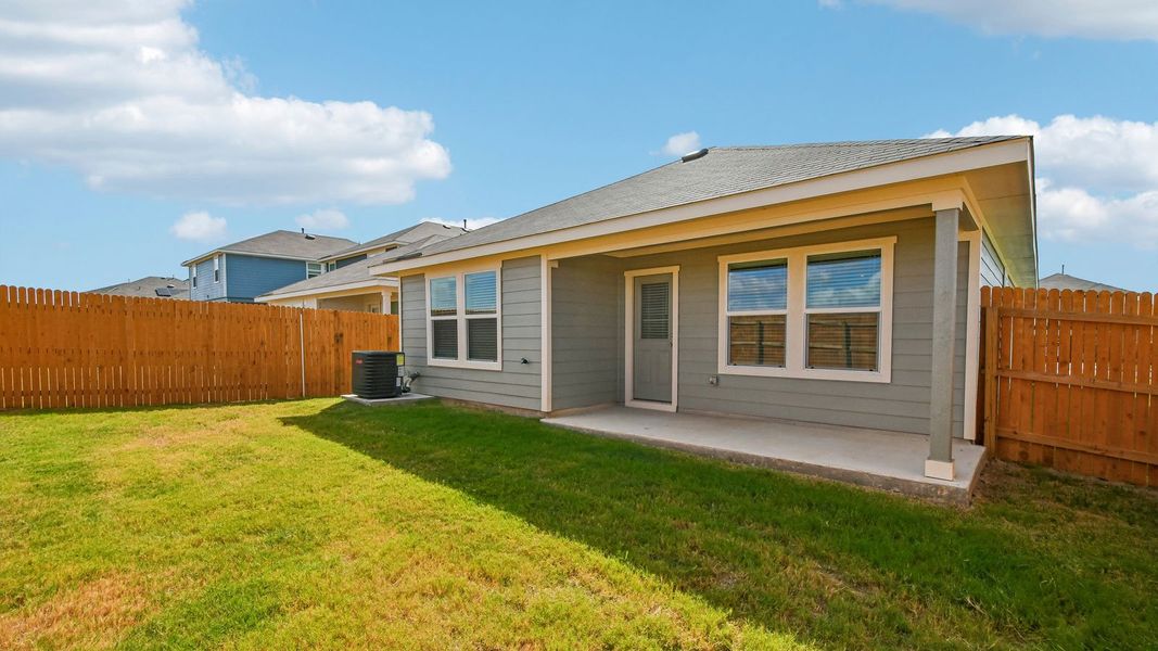 Exterior details and patio area of a home in Durango, Mustang Ridge (Image 3).