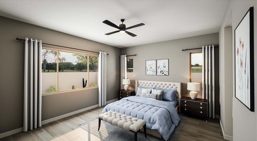 Representative furnished interior of a home built from the Iris Plan 60-1 by Tri Pointe Homes in Whispering Hills, Laveen (Image 8).