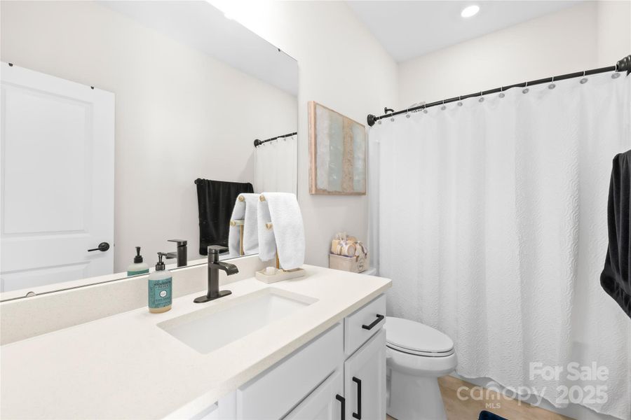 Furnished interior view inside a new home in Parkside Commons, Davidson (Image 27). Furnished interior view inside a new home in Parkside Commons, Davidson (Image 27).