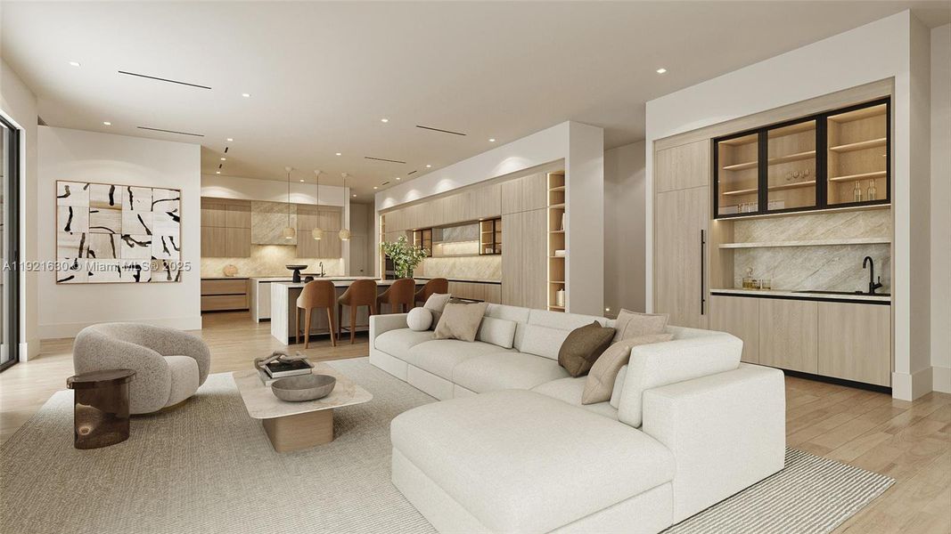 Furnished interior view inside a new home in , Pinecrest (Image 11).