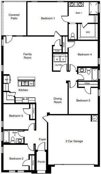 2D floor plan layout of this home in Terra Trace, Fort Worth, TX (Image 4). 2D floor plan layout of this home in Terra Trace, Fort Worth, TX (Image 4).