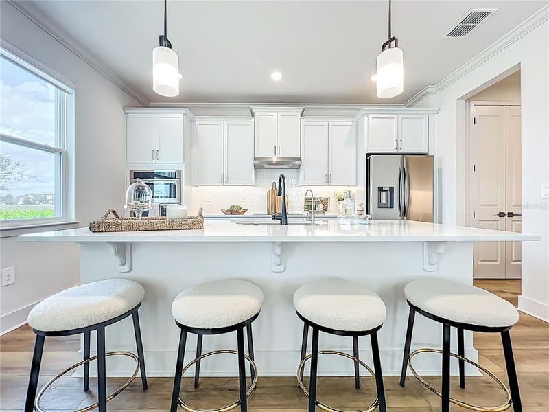 Furnished interior view inside a new home in Summerlake Reserve, Winter Garden (Image 29).