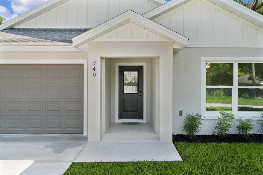 Exterior details and patio area of a home in , Wildwood (Image 31).